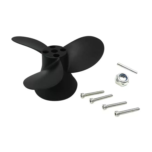 Skycreat 63-blade three-blade propeller,ABS, suitable for underwater motor modifications of remote-controlled boats, bottom-digging boats, and net-towing boats.