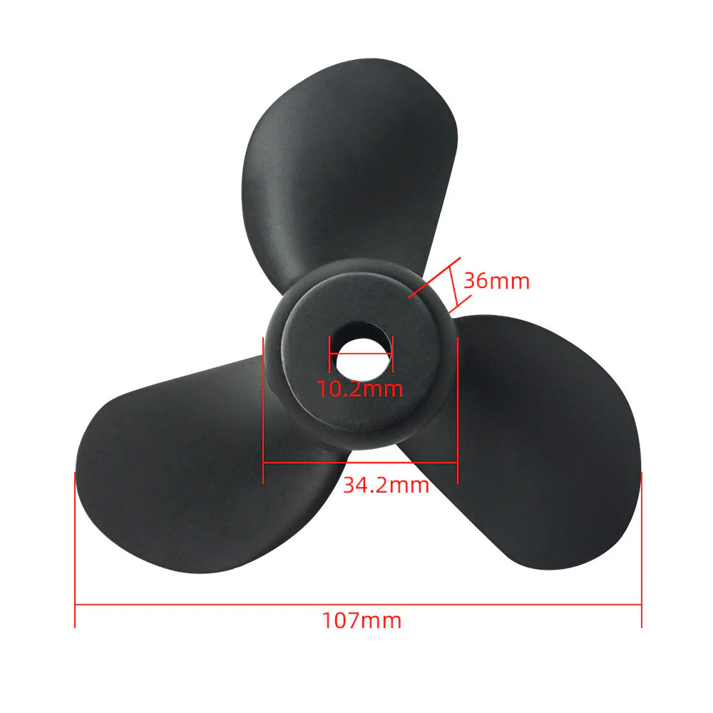 Skycreat 3.8 Inches Electric Engine Outboard |ABS Motor Boat Propellers| Propeller For Boat / Kayak / Submarine / Efoil / Surf / Yacht