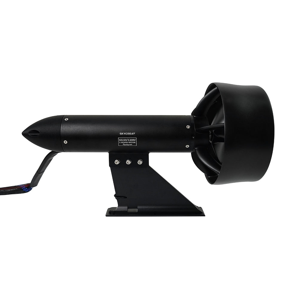 Skycreat  Brushless Motor 65220 Integrated fish-fin Thruster, electric boat thruster for ROV RC Boat /Jet boards /Outboard motor / Drive boat jet