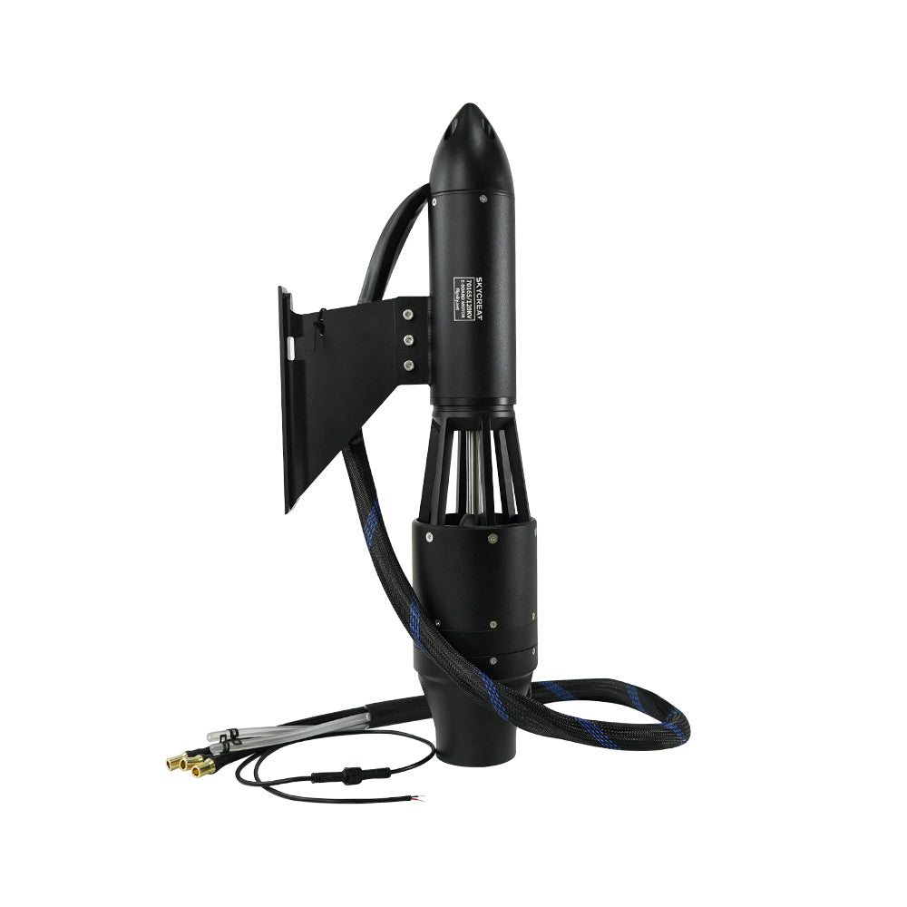 SKYCREAT E-Jet Pump Thruster 4400: 8800W High-Performance Underwater Thruster for Marine/Underwater Propulsion, Kayaks, Inflatable Boats, Small Watercraft, and Fishing Boats