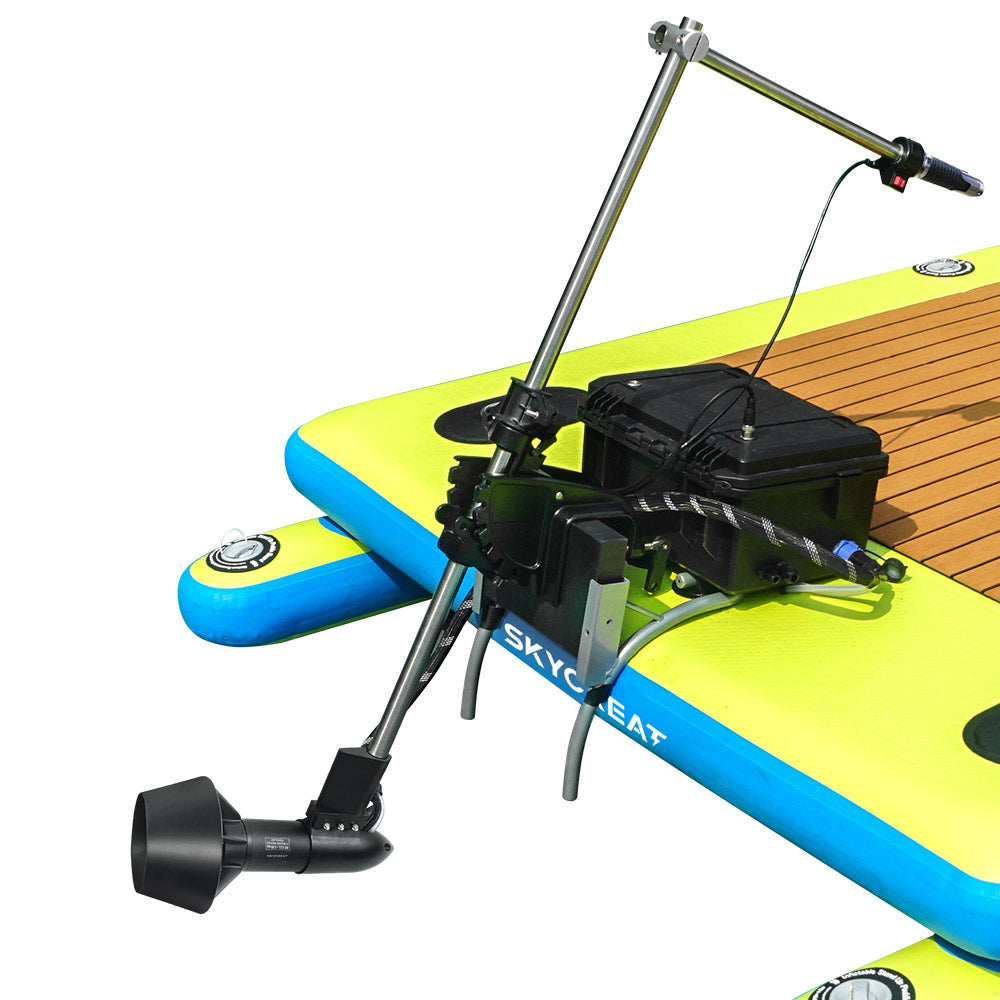 Skycraet F30 Electric Inflatable Float Platform, equipped with a set of 65121 electric outboard motor, safe load capacity 200KG