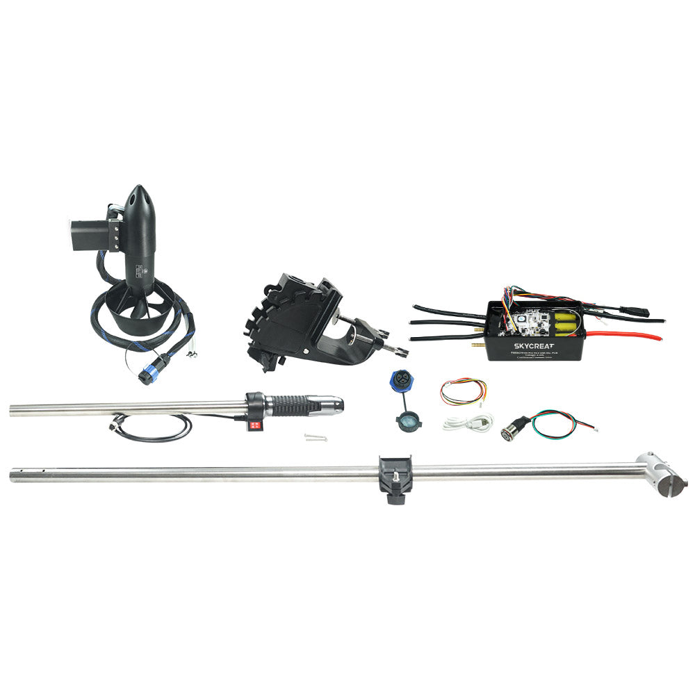 Skycreat 65121 Electric Outboard Motor 3700W – Durable Thrust for Tenders & Inflatable Boats