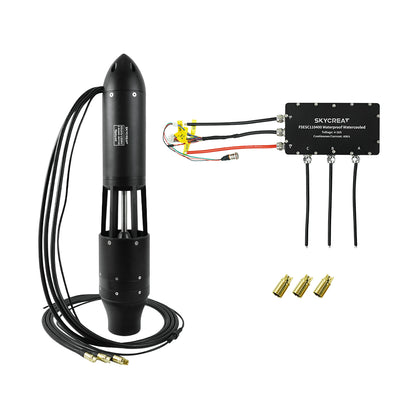 Skycreat E-Jet Pump Thruster 6200 19500W High-Performance Underwater Thruster For Marine/Underwater Propulsion/Kayaks/Inflatable Boats/Small Watercraft/Fishing Boats