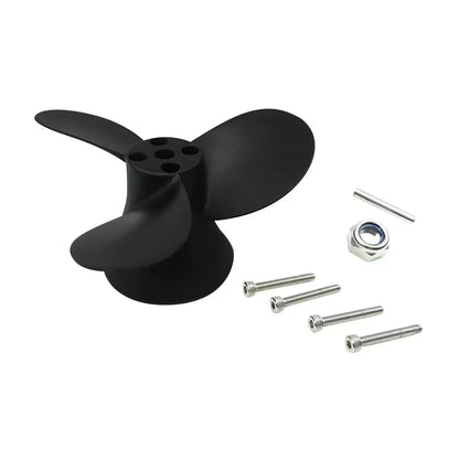 Skycreat 63-blade three-blade propeller,ABS, suitable for underwater motor modifications of remote-controlled boats, bottom-digging boats, and net-towing boats.