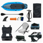 Skycreat S10 Electric Inflatable Fishing Boat, equipped with a 65121 Electric Fin Propulsion System, safe load capacity of 200KG