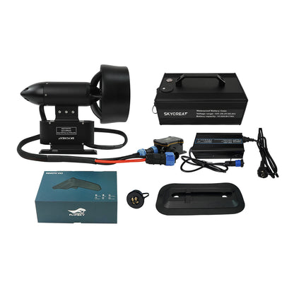 Skycreat 3700 6600W Underwater Thruster – Waterproof Electric Boat Motor for Kayak/SUP/Surf/Jet Board & Outboard