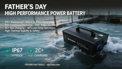 Skycreat Battery box| 12S 4P| For Surfing Boat Underwater Thruster | Efoil | Ejet boards | Hydro | Electric Surfboard